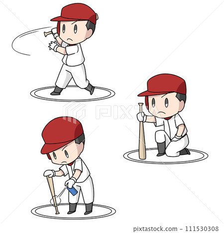 下一個擊球手圓圈圖 3 圖案/男孩 111530308
