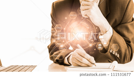Stock market or forex trading graph and candlestick chart suitable for financial investment concept. Economy trends background for business idea and all art work design. Abstract finance background.. Stock market or forex trading graph and candlestick chart suitable for financial investment concept. Economy trends background for business idea and all art work design. Abstract finance background.. 111531677