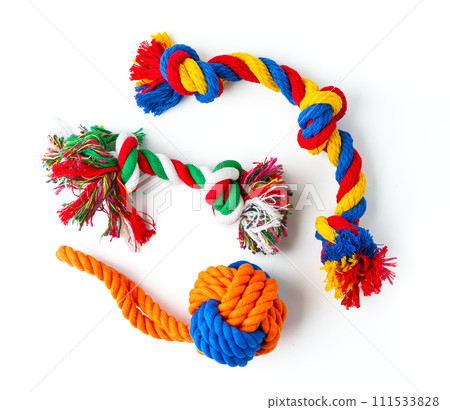 Dog pet toy isolated on white background Dog pet toy isolated on white background 111533828
