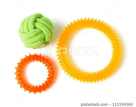 Dog pet toy isolated on white background Dog pet toy isolated on white background 111534560