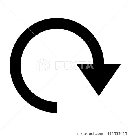 Arrow icon. Modern simple arrow or cursor. Directional arrow flat style isolated on white background. Vector illustration Arrow icon. Modern simple arrow or cursor. Directional arrow flat style isolated on white background. Vector illustration 111535415