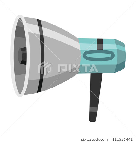 Megaphone icon. Amplify your message with this bold and attention-grabbing graphic. Perfect for marketing and communication themes. Loud 111535441