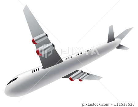 Flying airplane or airliner. Aircraft transport. Passenger flight jet airplane, aviation vehicle. Civil aircraft journey and aviation symbol. Wing flight transport Flying airplane or airliner. Aircraft transport. Passenger flight jet airplane, aviation vehicle. Civil aircraft journey and aviation symbol. Wing flight transport 111535523