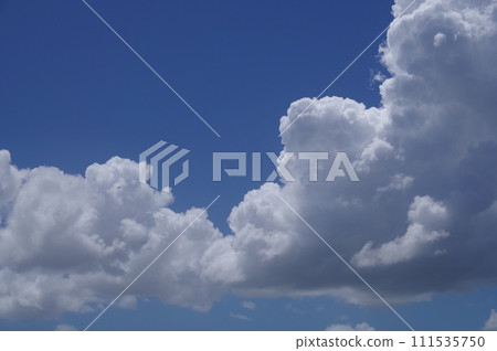Summer clouds of blue sky and white clouds Cumulus Cotton clouds Majestic cumulus Cumulus 50 111535750