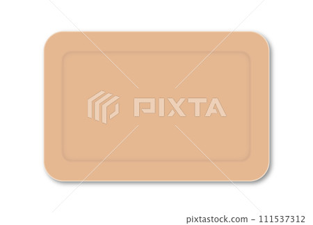 simple 3d square plate 111537312