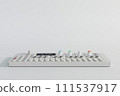 modern synthesizer isolated on white background 111537917