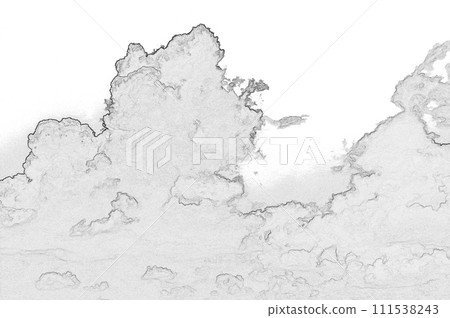 Copic art CD image from photo Watercolor style illustration monochrome 8 111538243