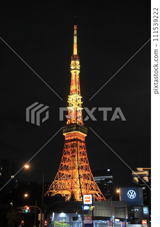 Tokyo Tower Illuminated Tokyo Tower 111539222