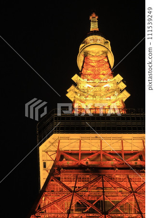 Tokyo Tower Illuminated Tokyo Tower Tokyo Tower Illuminated Tokyo Tower 111539249