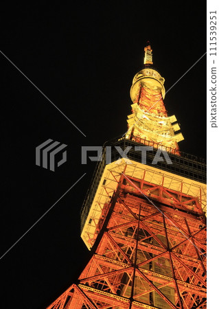 Tokyo Tower Illuminated Tokyo Tower 111539251