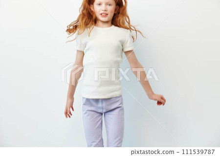 Childhood background person cute fashionable caucasian kid portrait children little beauty pretty girl Childhood background person cute fashionable caucasian kid portrait children little beauty pretty girl 111539787