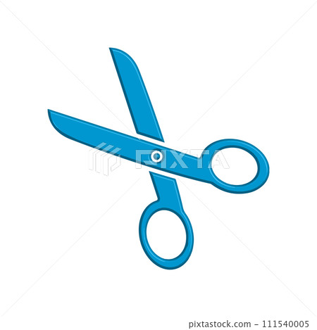 Illustration Vector graphic of scissor icon template 111540005