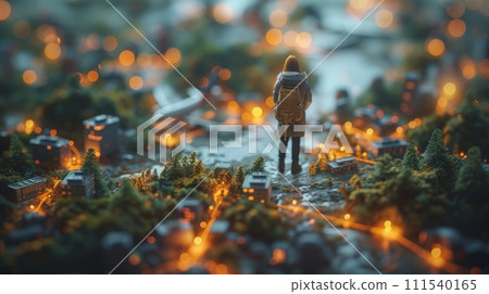 AI-generated content. The concept of medical tourism, healthcare travel insurance and international medical travel insurance. Medical Hub. Global healthcare networks. 111540165