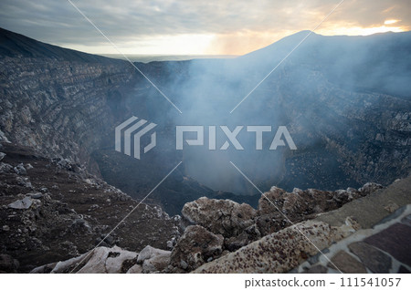 Masaya volcano crater rocky hole Masaya volcano crater rocky hole 111541057