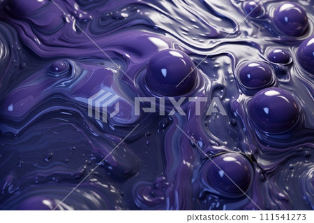 3d render of abstract background, purple liquid, liquid soap. 3d render of abstract background, purple liquid, liquid soap. 111541273