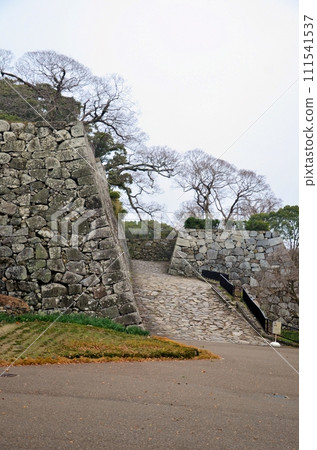 Fukuoka Castle Uragomonzeki stone wall Fukuoka Castle Uragomonzeki stone wall 111541537