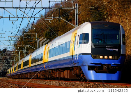 沐浴朝陽的列車:特急潮騷1號編隊照 沐浴朝陽的列車:特急潮騷1號編隊照 111542235