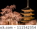 京都東寺夜櫻（垂枝櫻花）亮燈 6 111542354