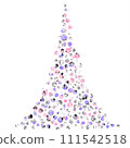graphic dot tree 111542518