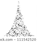 graphic dot tree 111542520
