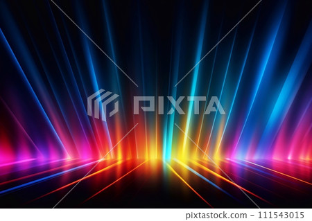 abstract background with blue and red rays on a dark background. abstract background with blue and red rays on a dark background. 111543015