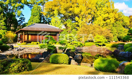 Former Rikyu Nijo Castle Seiryuen no Kountei 111543368