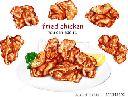 fried chicken fried chicken 111543392