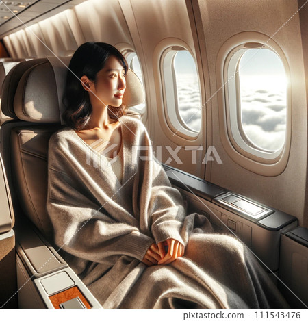 騎飛機的婦女 111543476
