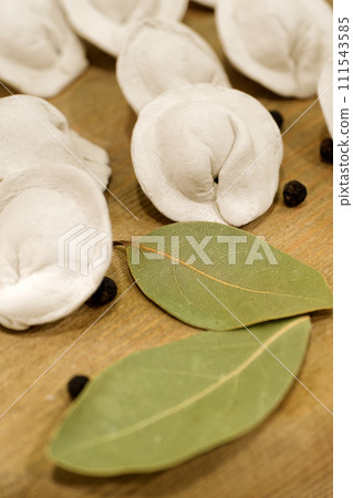 Traditional classic meat dumplings 111543585