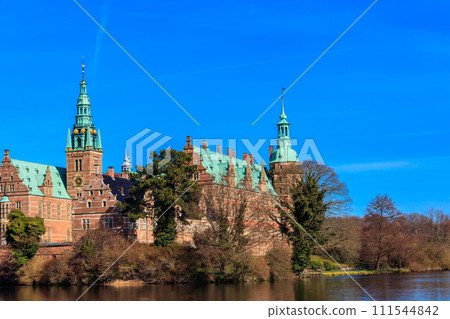 View of Frederiksborg castle in Hillerod, Denmark View of Frederiksborg castle in Hillerod, Denmark 111544842