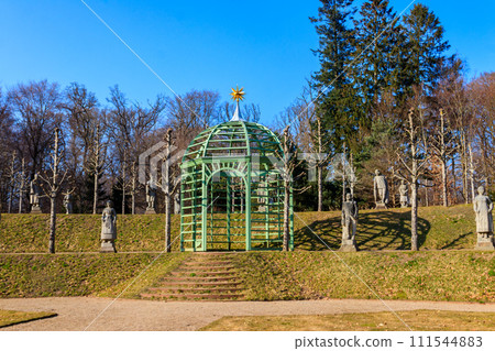 Valley of the Norsemen at the palace gardens of Fredensborg palace in Denmark Valley of the Norsemen at the palace gardens of Fredensborg palace in Denmark 111544883