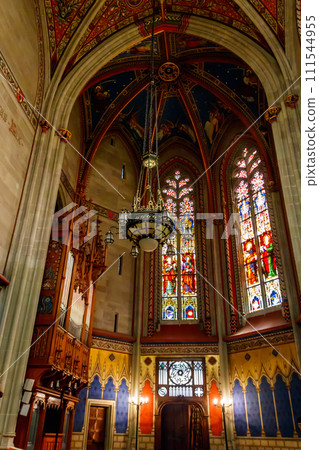 Interior of St. Peter's Cathedral, Geneva, Switzerland Interior of St. Peter's Cathedral, Geneva, Switzerland 111544955