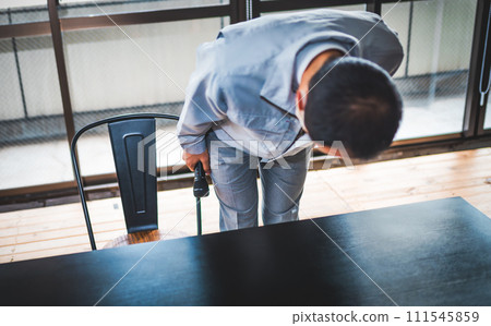 Portrait of a middle-aged businessperson Portrait of a middle-aged businessperson 111545859