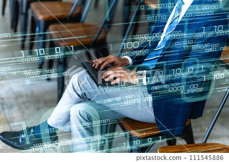 Portrait of a middle-aged businessperson Portrait of a middle-aged businessperson 111545886