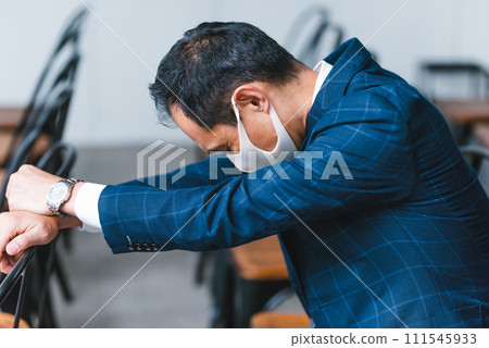 Portrait of a middle-aged businessperson Portrait of a middle-aged businessperson 111545933