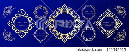 Antique frame set 111546015