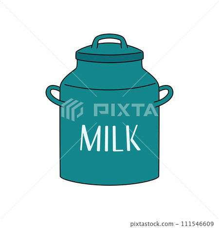 Tank for storing milk at home or factory. storage of dairy products. 111546609