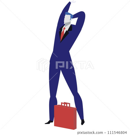 Businessman icon man character in suit flat vector Businessman icon man character in suit flat vector 111546804