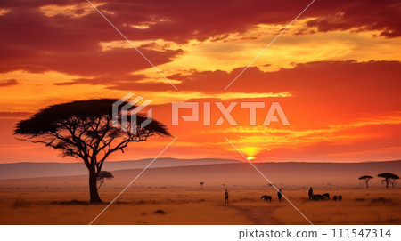 Tanzania Tapestry: A Cinematic Journey. Generative AI Tanzania Tapestry: A Cinematic Journey. Generative AI 111547314