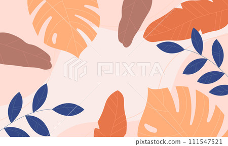 Tropical background with vintage colors. Tropical background with vintage colors. 111547521