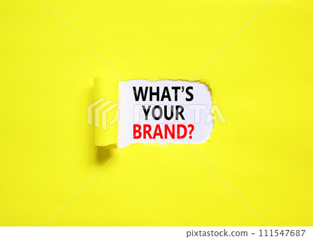 Branding and what is your brand symbol. Concept words What is your brand on beautiful white paper. Beautiful yellow paper background. Business branding what is your brand concept. Copy space. Branding and what is your brand symbol. Concept words What is your brand on beautiful white paper. Beautiful yellow paper background. Business branding what is your brand concept. Copy space. 111547687