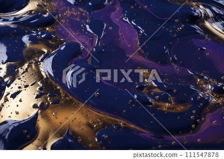 background of colors with purple, white and golden marble texture. EPS.10 111547878