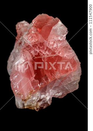 Macro stone mineral Fluorite on a black background Macro stone mineral Fluorite on a black background 111547900