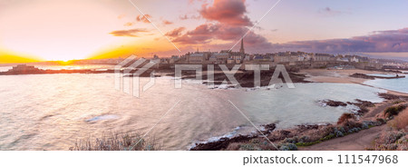 Medieval fortress Saint-Malo, Brittany, France Medieval fortress Saint-Malo, Brittany, France 111547968