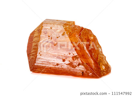 Macro tourmaline mineral stone on white background Macro tourmaline mineral stone on white background 111547992