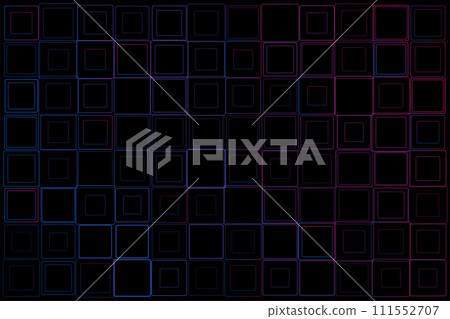 Geometric minimal background with abstract linear squares grid 111552707
