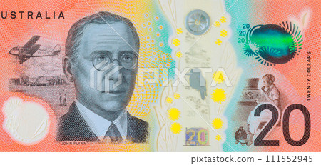 Banknotes of Australia paper money denominations cash twenty dollars Banknotes of Australia paper money denominations cash twenty dollars 111552945
