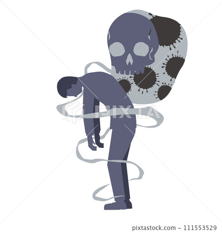 Illustration of a man in despair 111553529