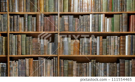 Background large bookshelf image material 111554465