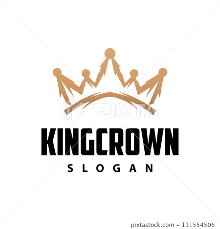Crown logo design simple beautiful luxury jewelry king and queen princess royal templet illustration Crown logo design simple beautiful luxury jewelry king and queen princess royal templet illustration 111554506